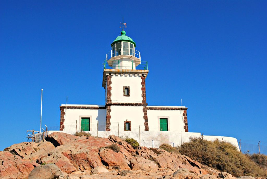 Santorini Lightouse