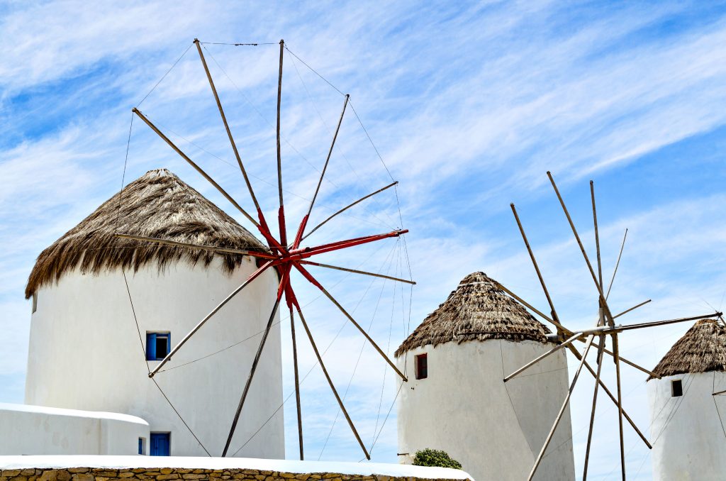 windmills mykonos